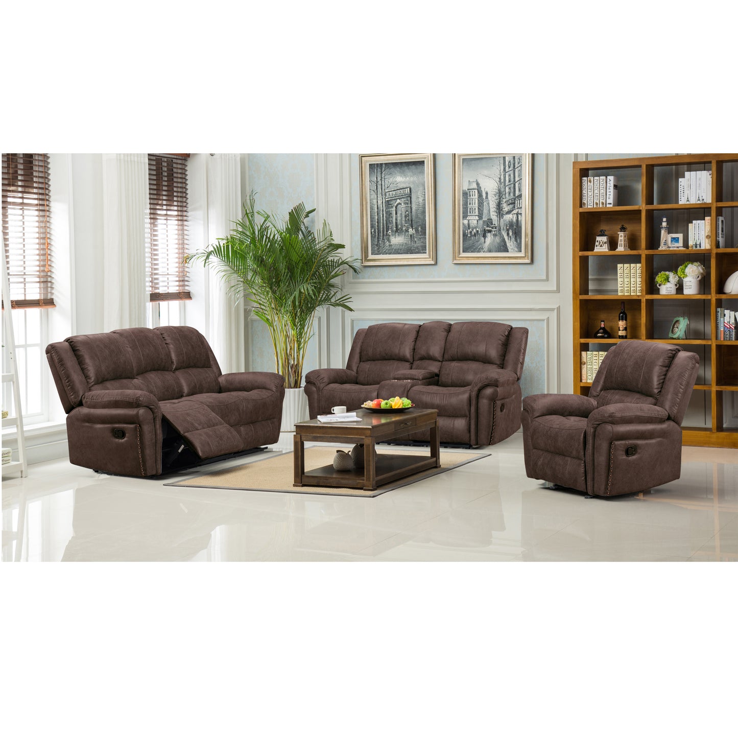 ST JOHN BROWN GLIDER RECLINER