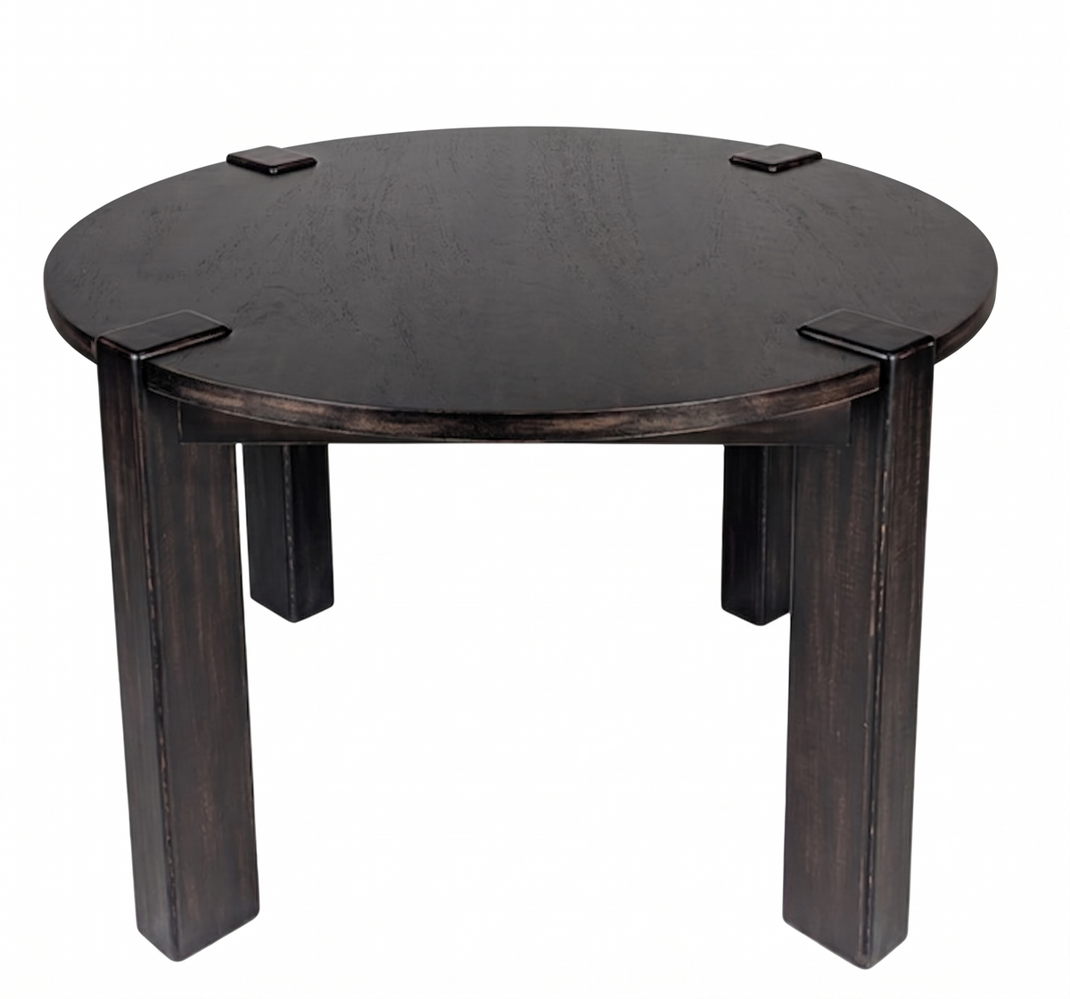 RUBEN BLACK DINING TABLE ROUND
