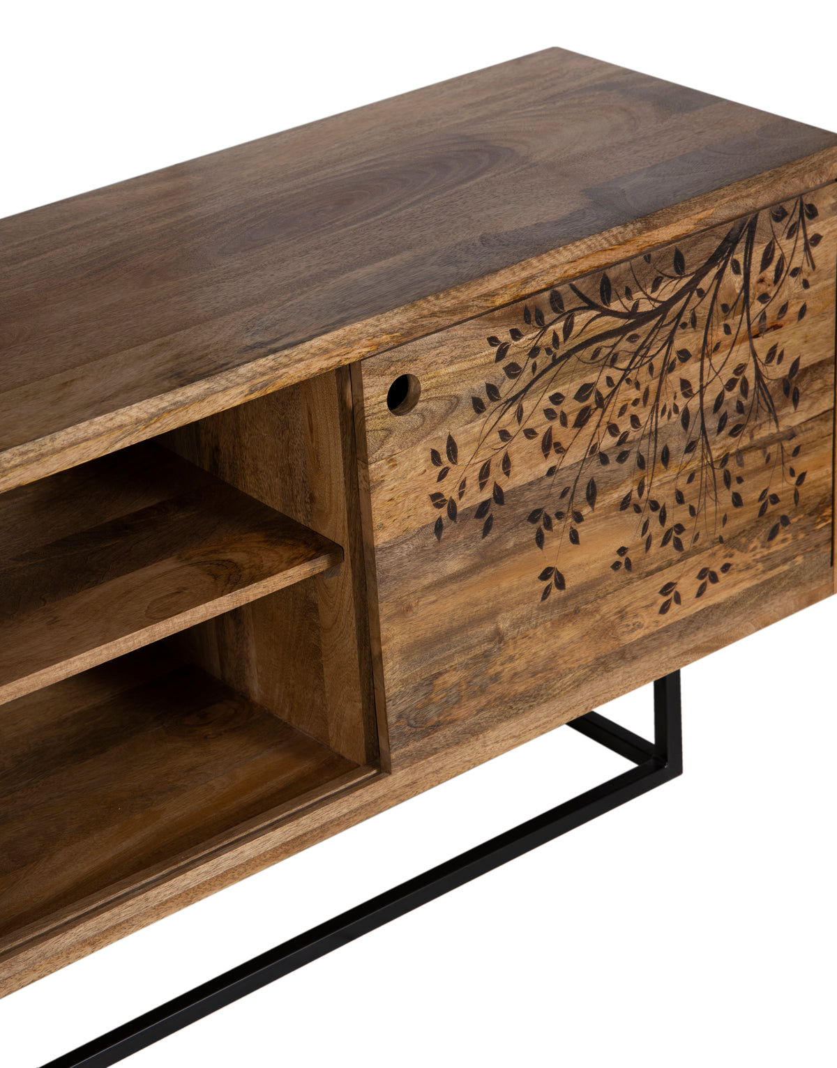 TREE W LEAVES" TV STAND