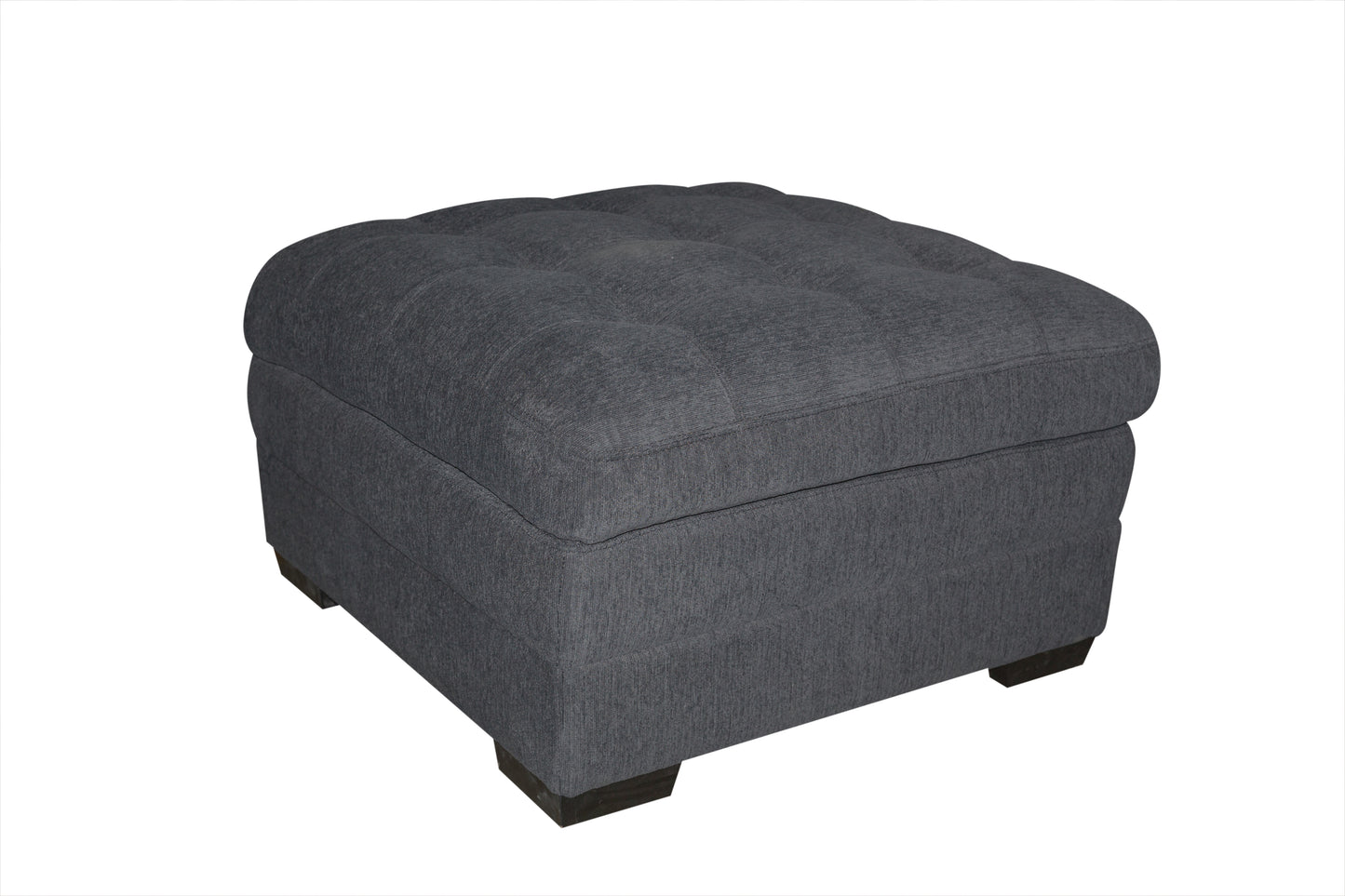 BELMONT CHARCOAL OTTOMAN