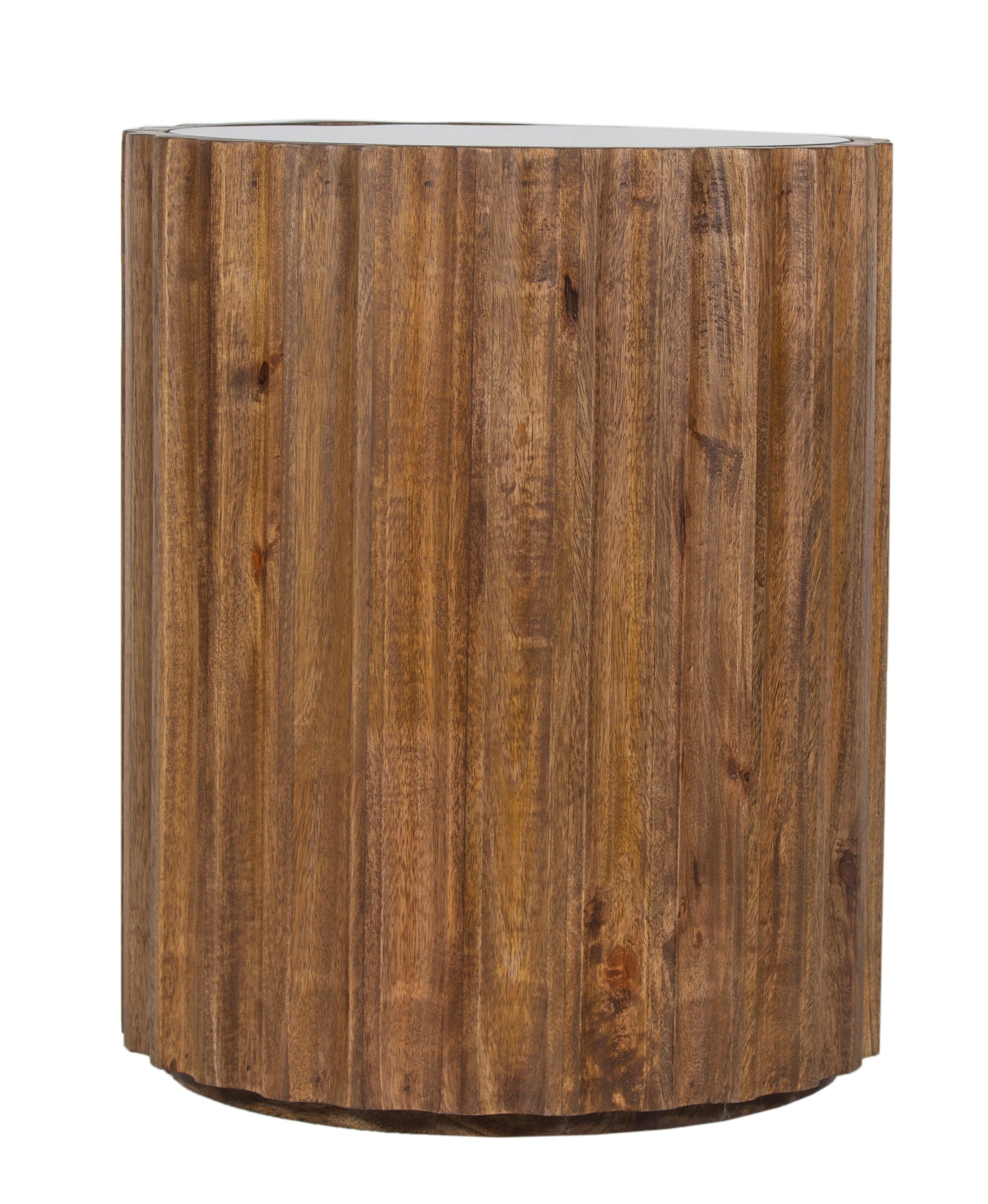 PINION WALNUT/BLACK END TABLE