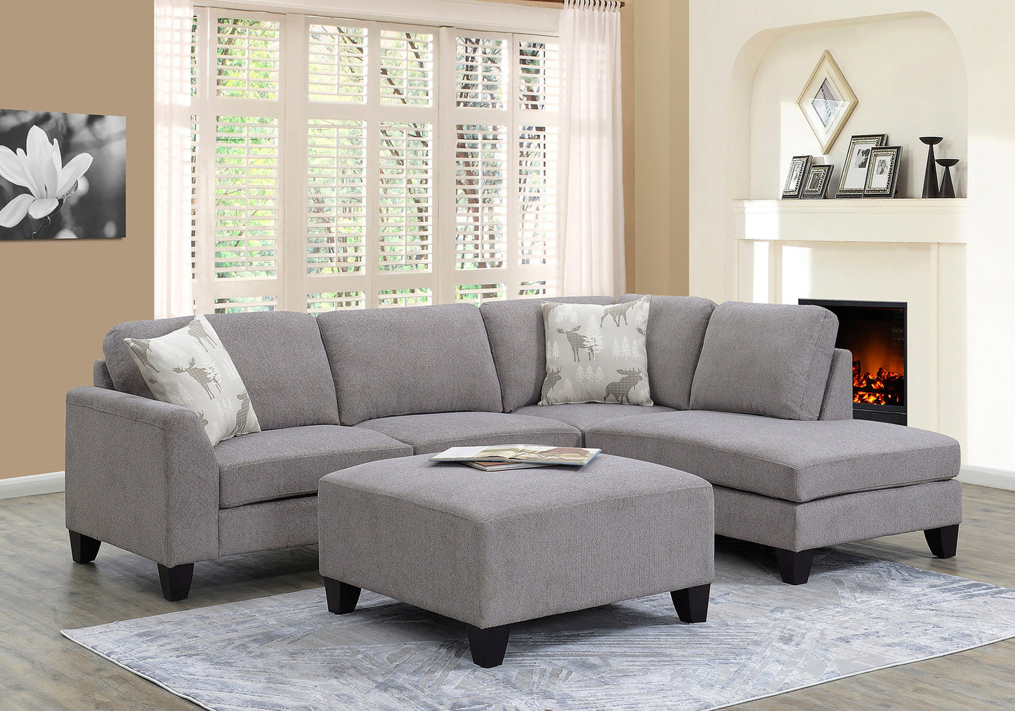 MOOSE MODERN U4604 OTTOMAN