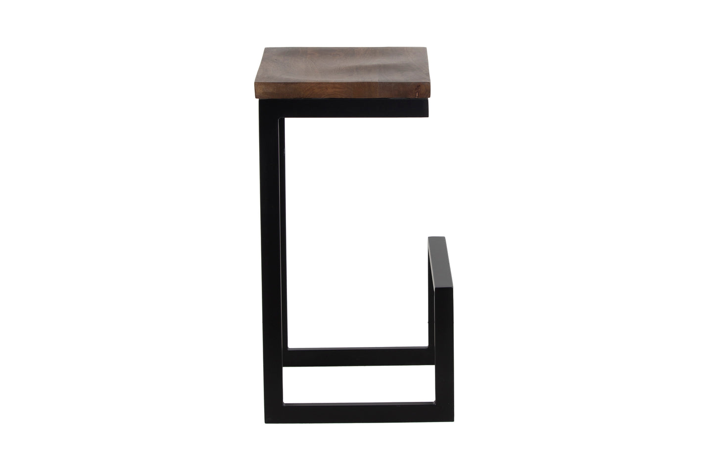 CUBE BAR STOOL WALNUT 2PK