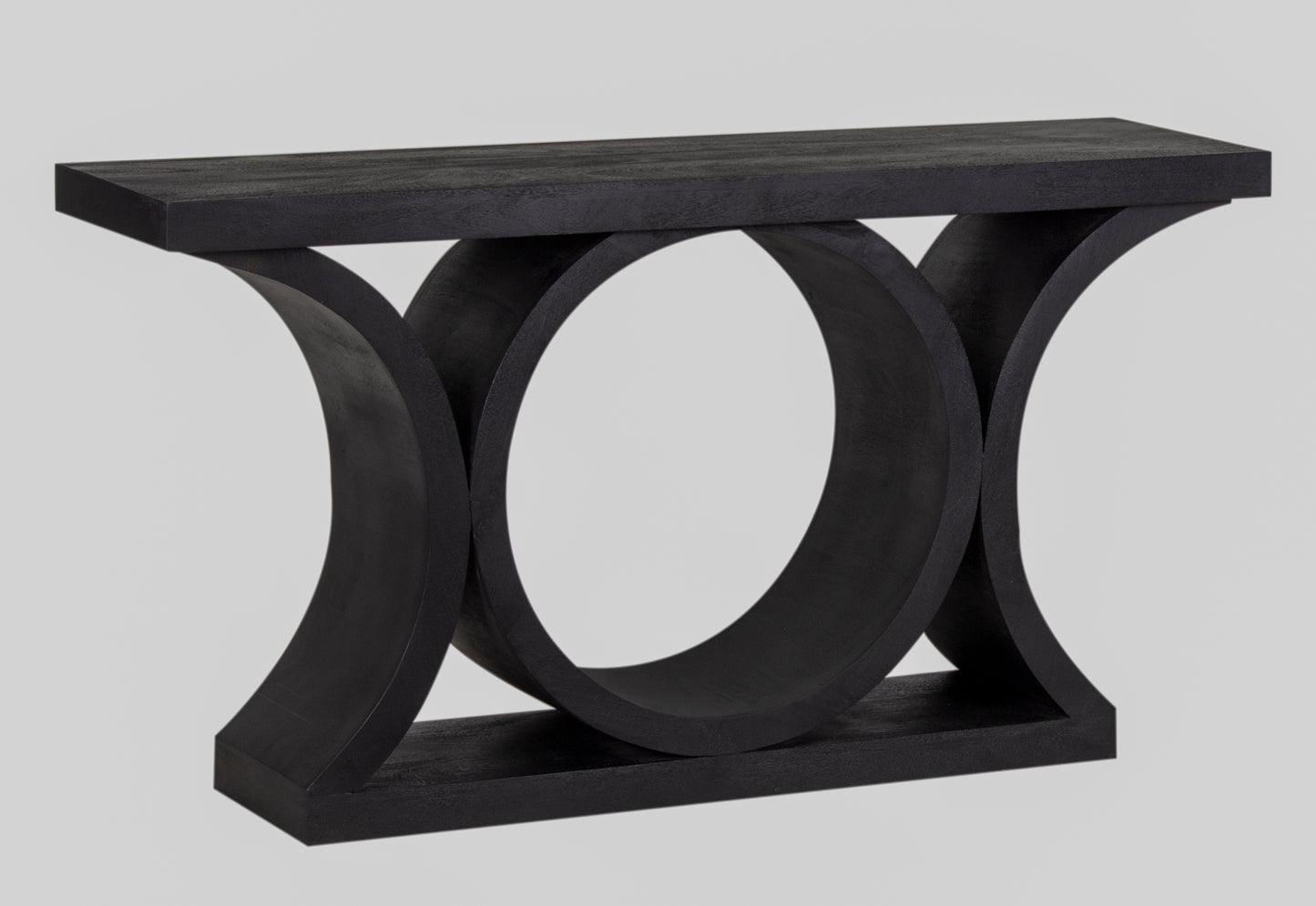 BROCKTON BLACK CONSOLE TABLE