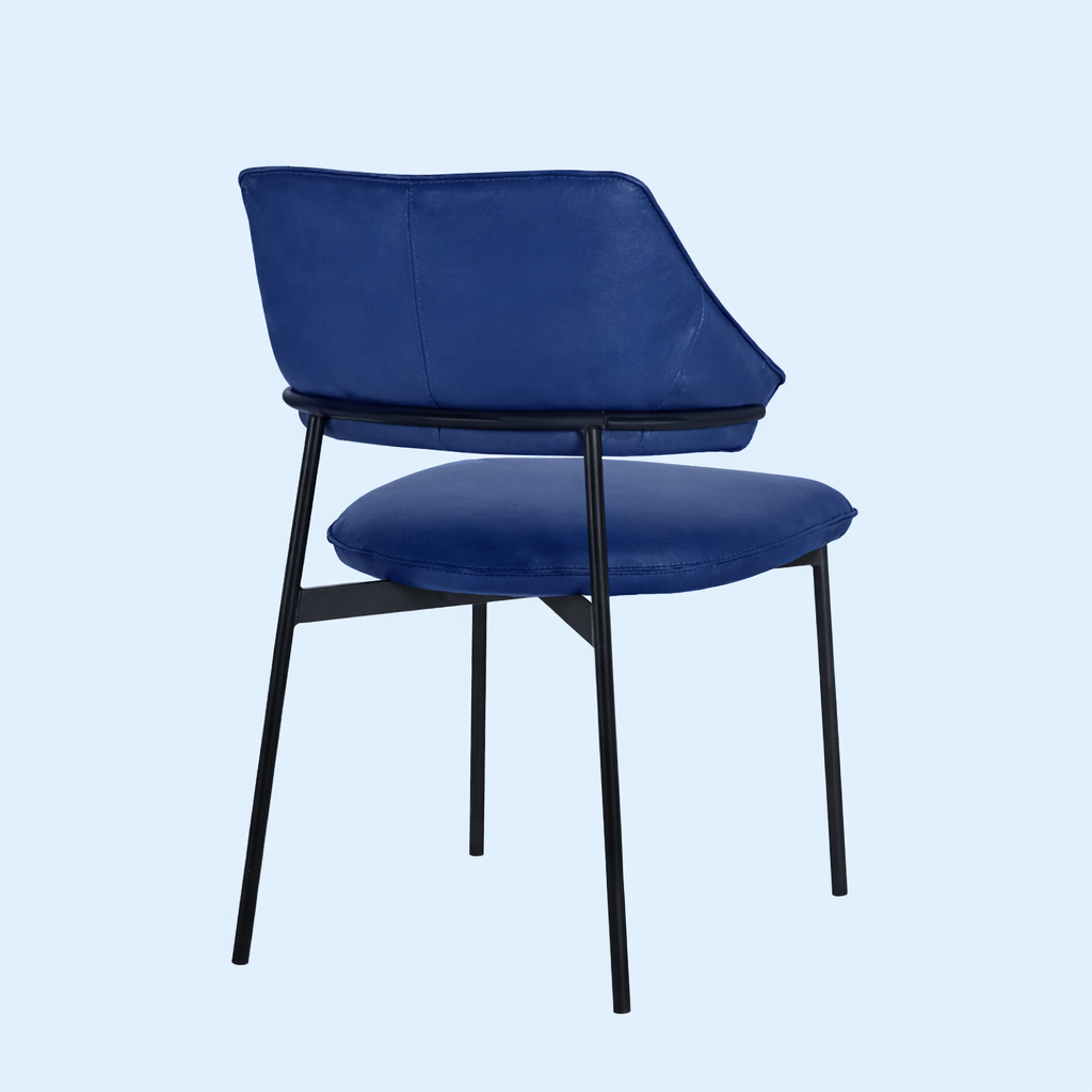 TERAMO BLUE DINING CHAIR