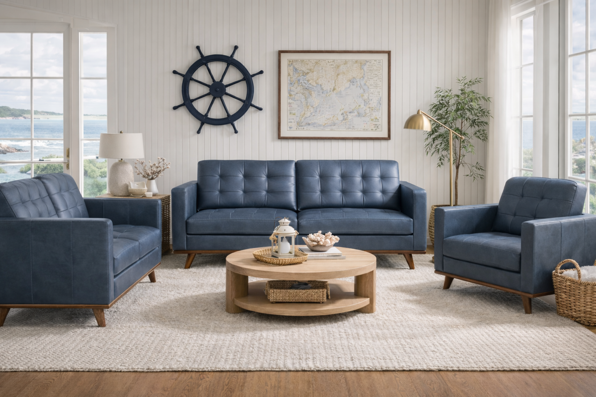 EDISON BLUE SOFA