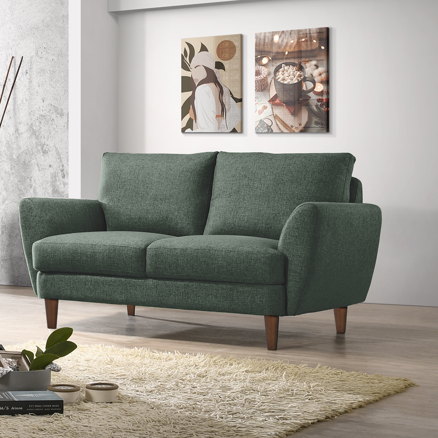 BURNSIDE EUCALYPTUS LOVESEAT