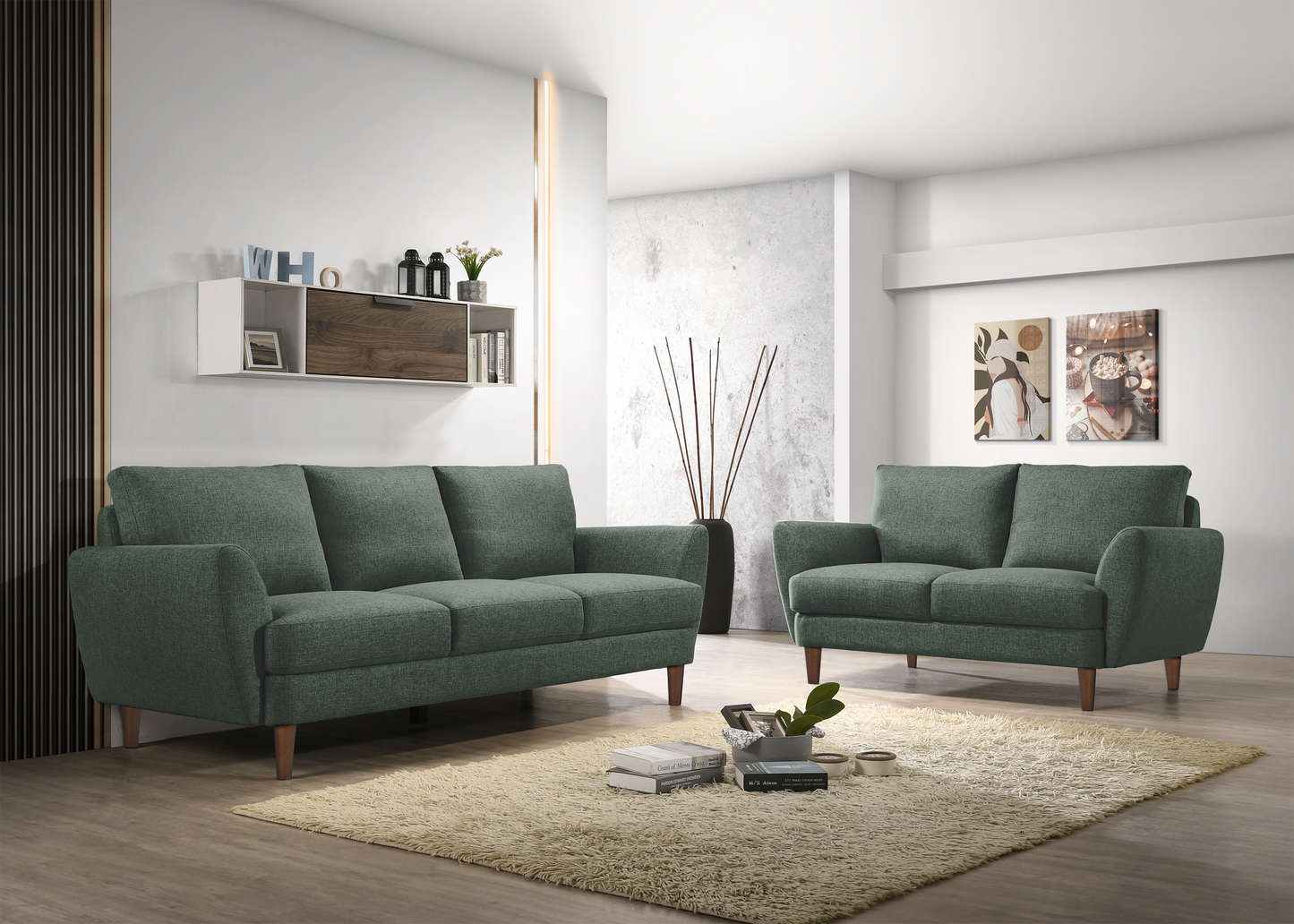 BURNSIDE EUCALYPTUS SOFA