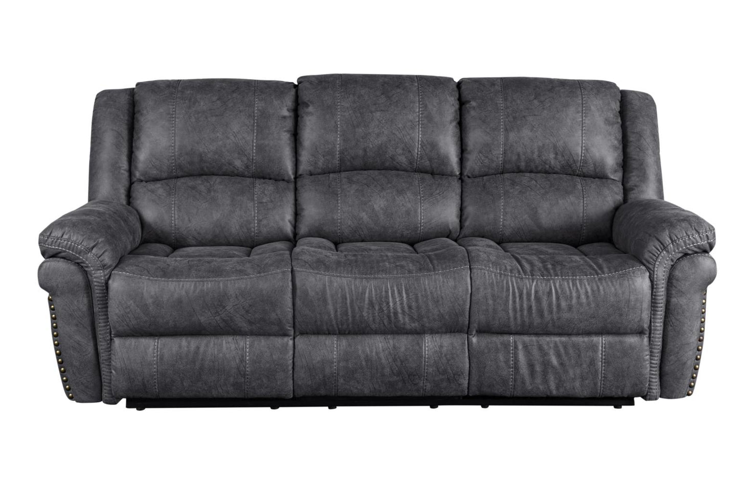 ST JOHN GRAY RECLINING SOFA