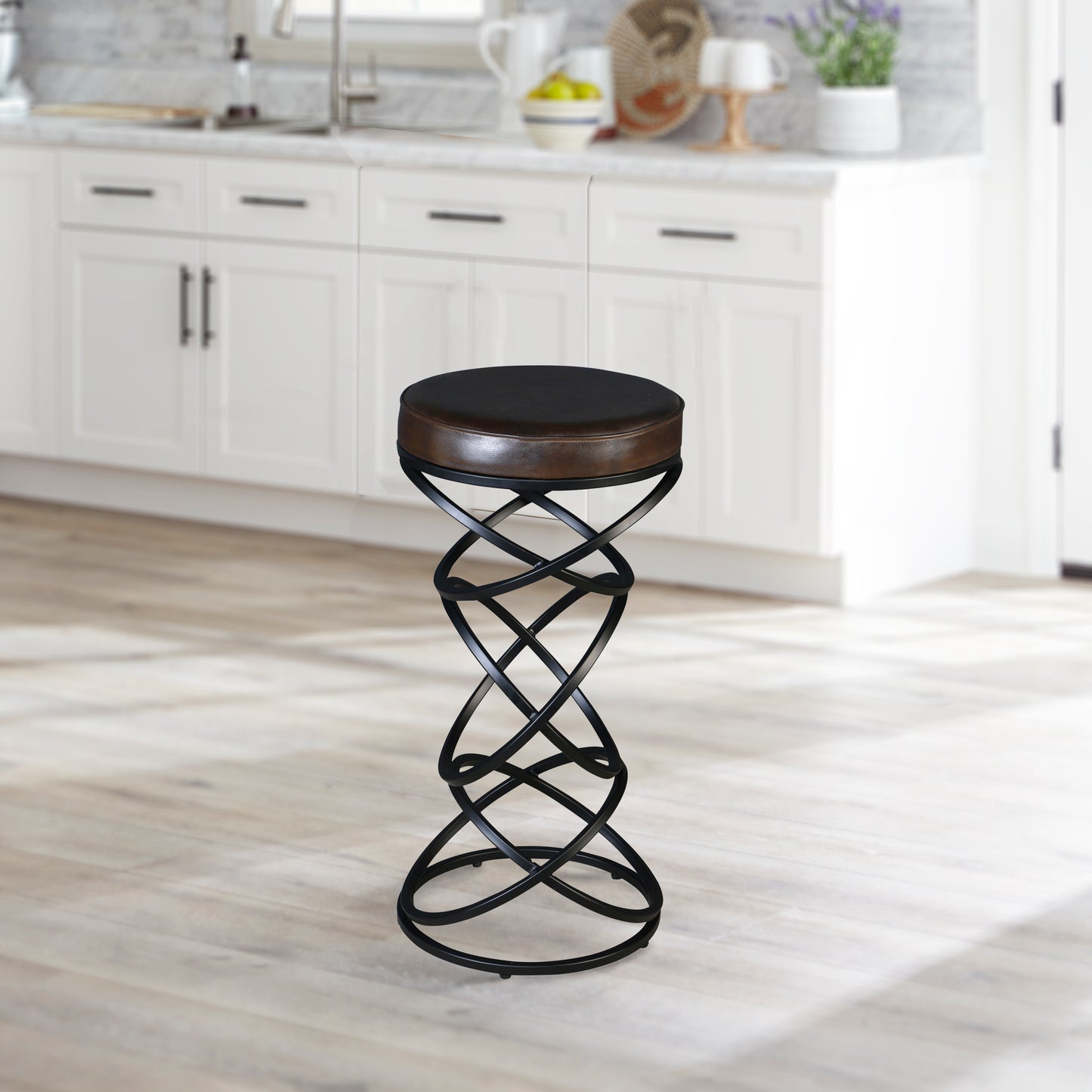 POLARIS BROWN BAR STOOL