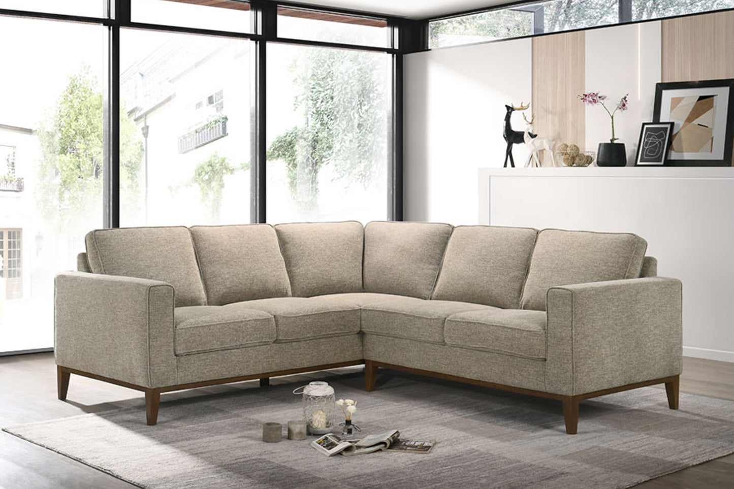 ANNIE FLAXEN SECTIONAL 2PC