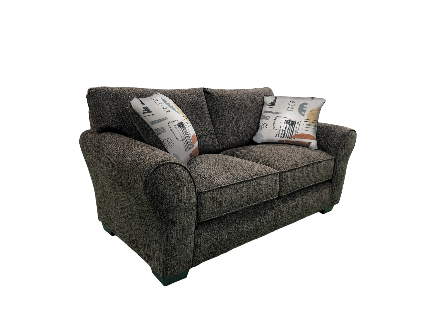 SAVANNAH CHOCOLATE LOVESEAT