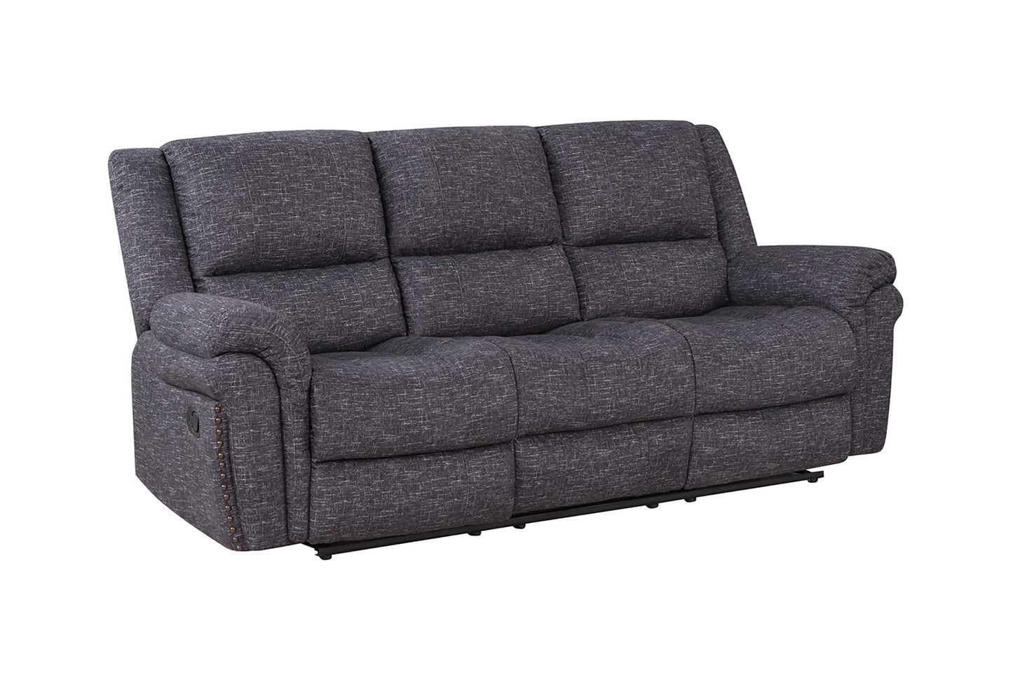 ST JOHN GRAY RECLINING SOFA