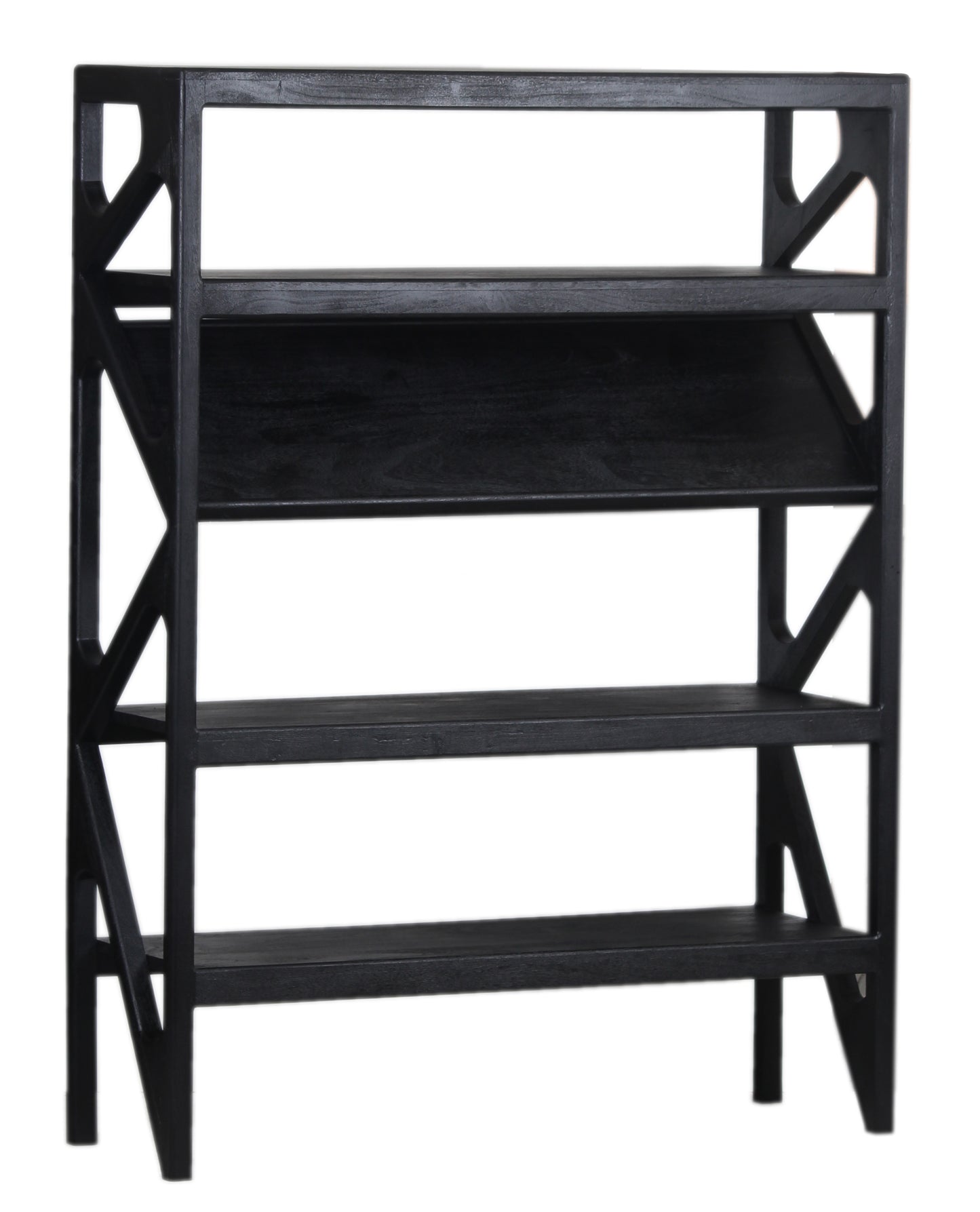 CANBERRA BLACK BOOKCASE