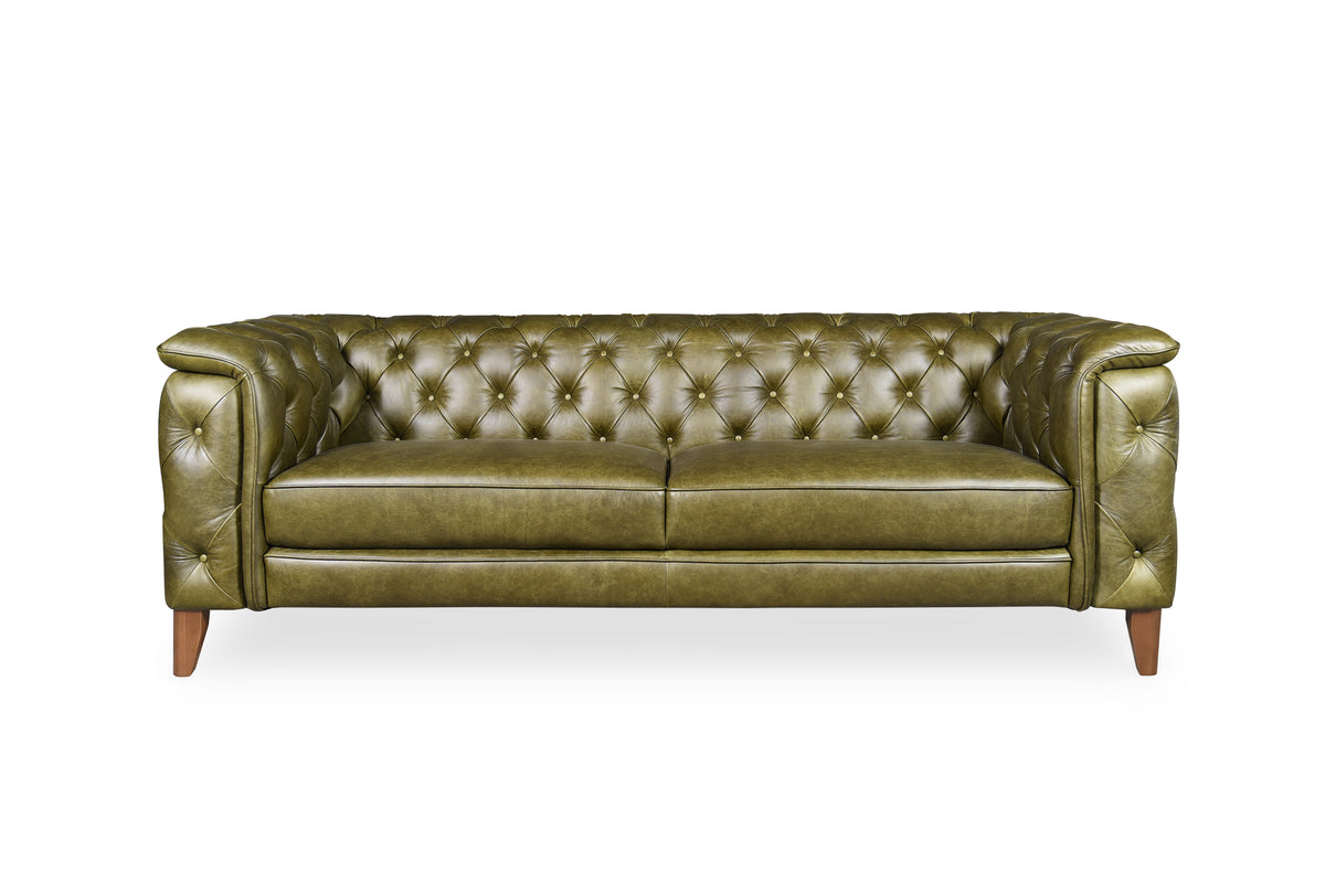 LAURELWOOD GREEN SOFA