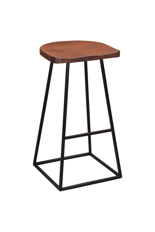 CLEMENT WALNUT BAR STOOL