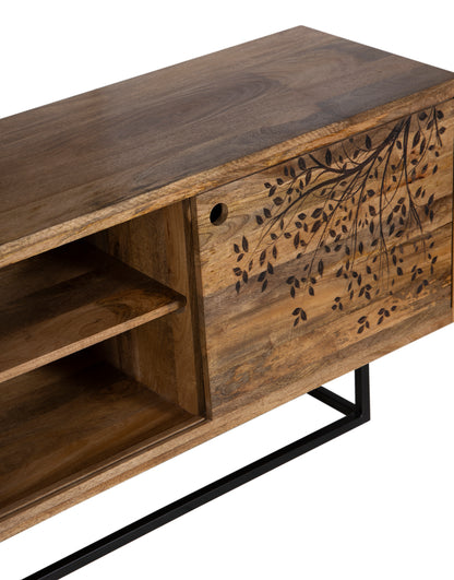 TREE W LEAVES" TV STAND