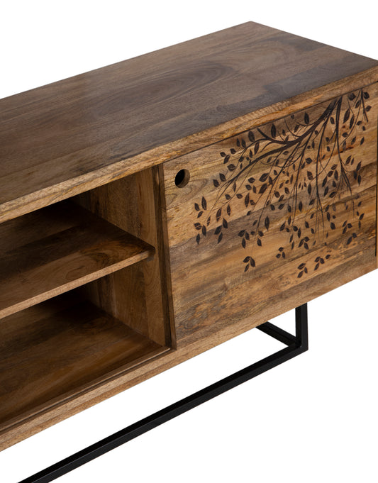 TREE W LEAVES" TV STAND