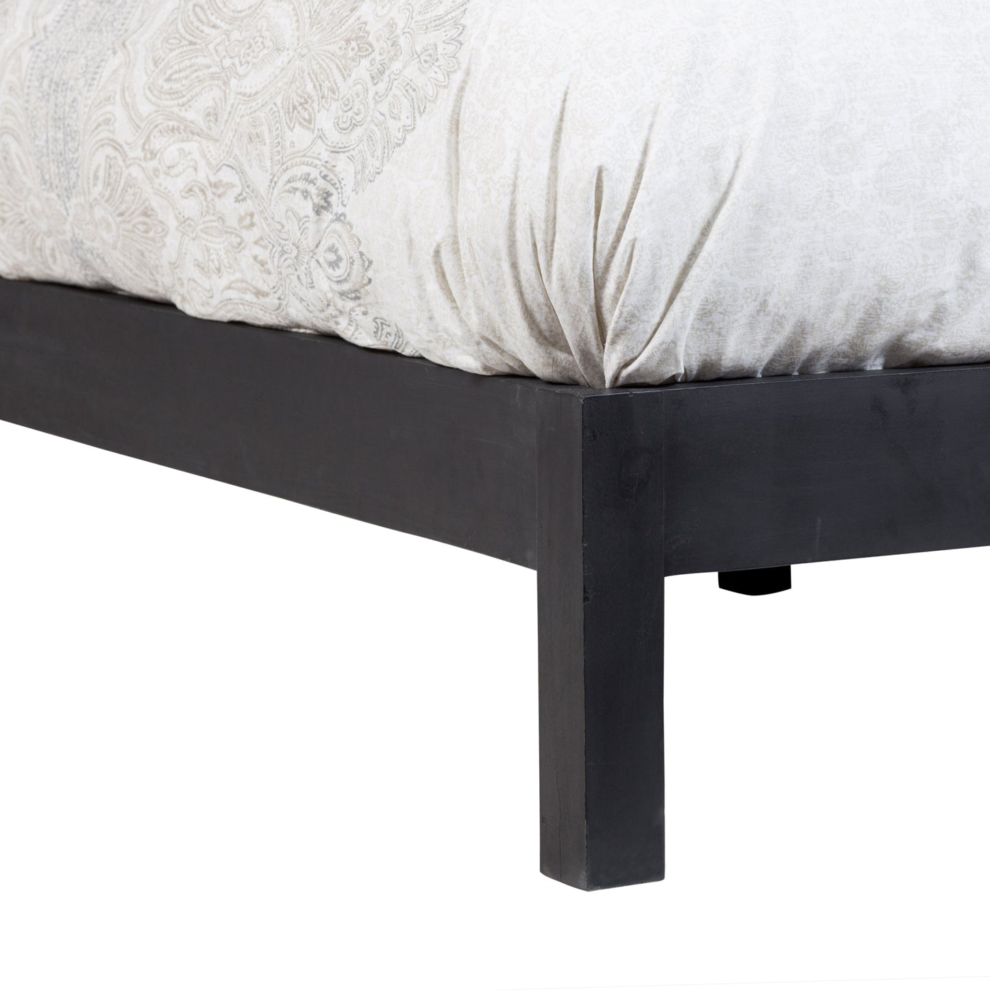 BALI BLACK QUEEN BED