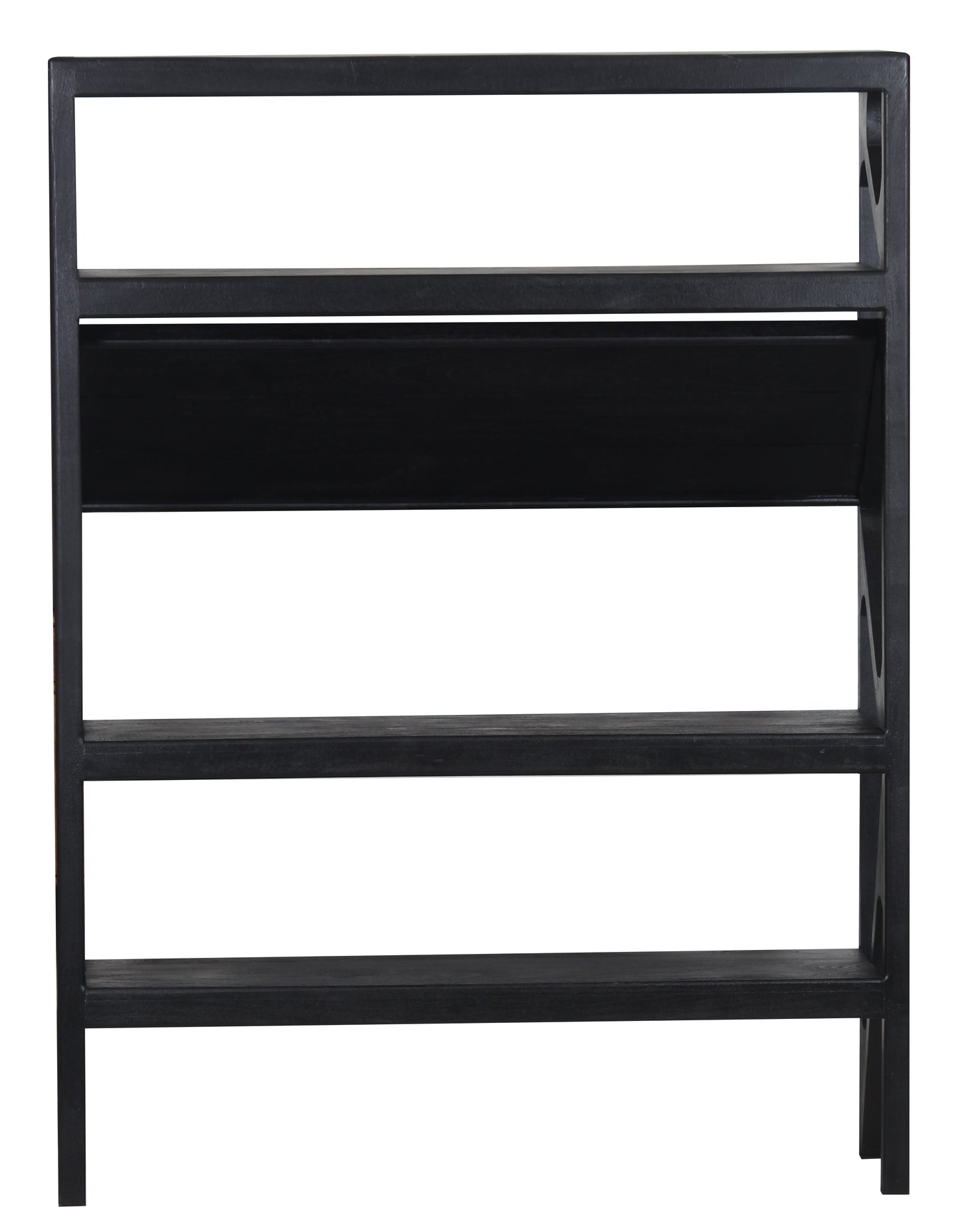 CANBERRA BLACK BOOKCASE