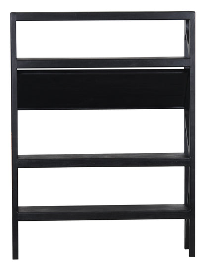 CANBERRA BLACK BOOKCASE