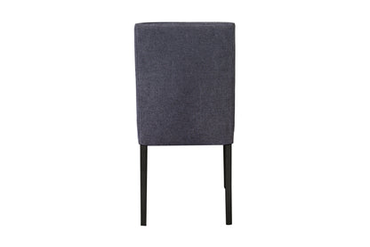 ENNA GRY/BLK DINING CHAIR 2PK