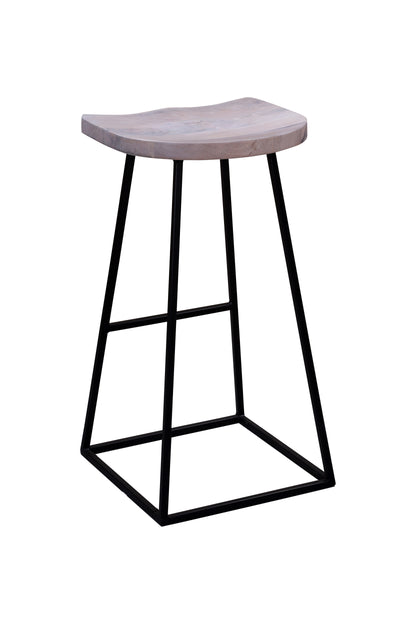 CLEMENT WHITE BAR STOOL