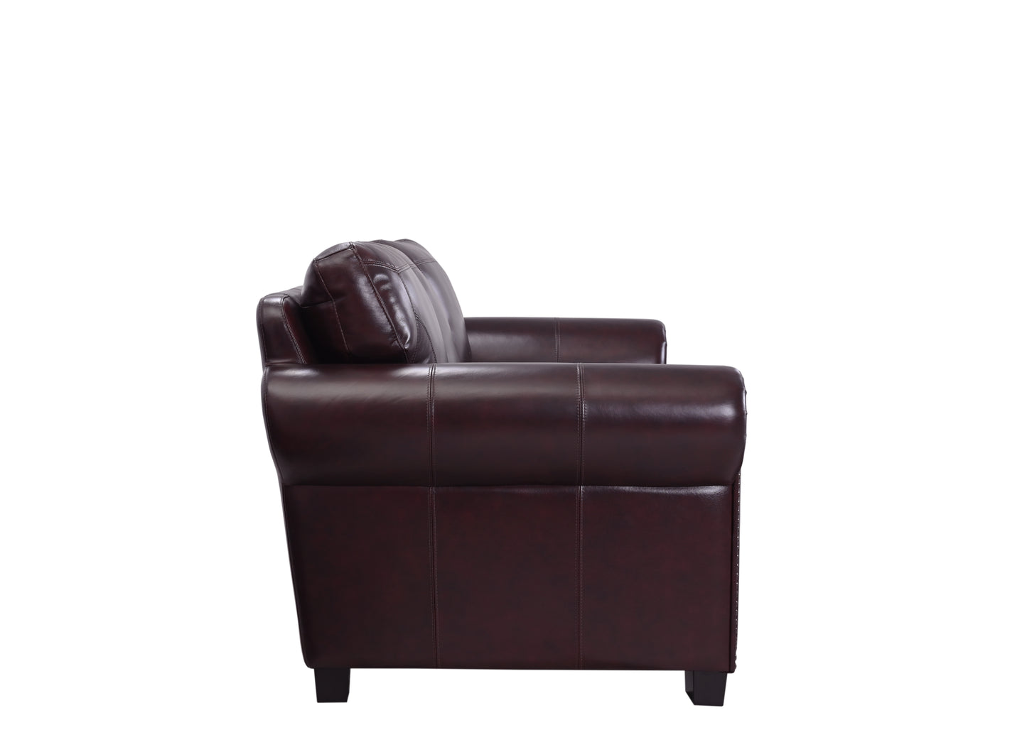 CASSIDY BURGUNDY SOFA