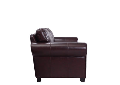 CASSIDY BURGUNDY SOFA