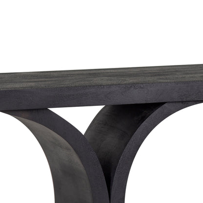 BROCKTON BLACK CONSOLE TABLE