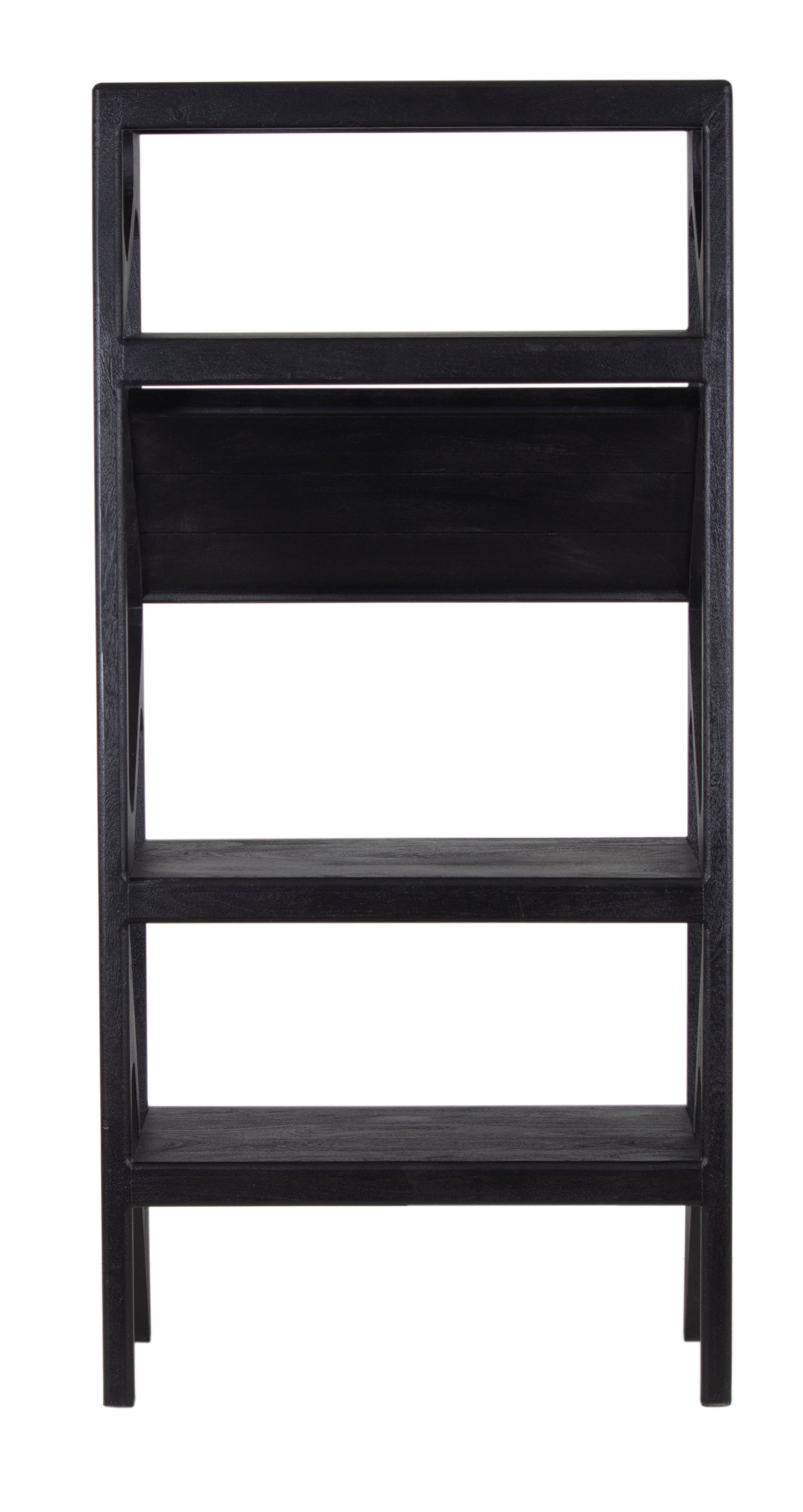 CANBERRA BLACK BOOKCASE SMALL
