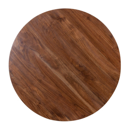 PORTOLA WALNUT DIN TABLE RND