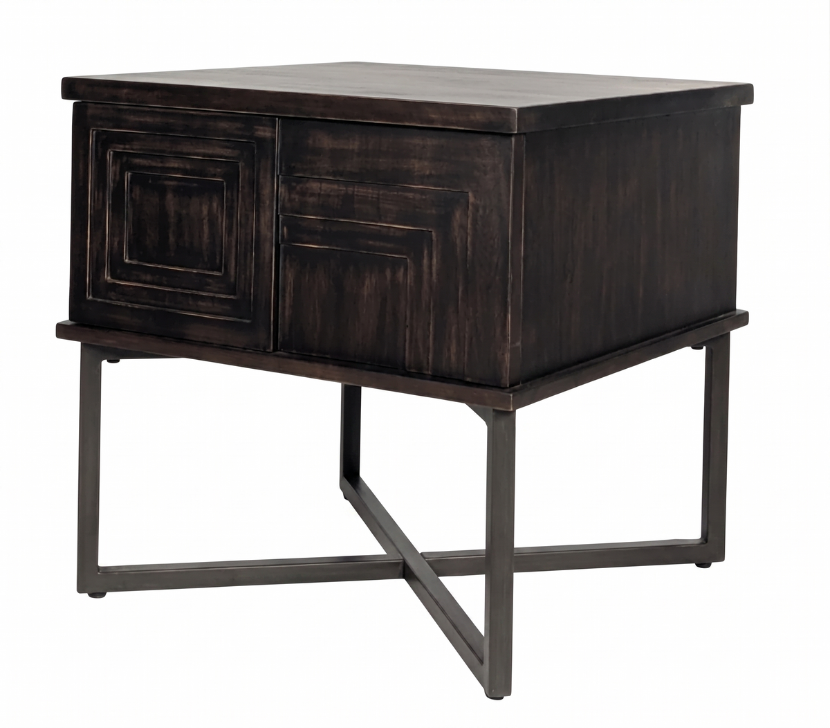RUBEN BLACK END TABLE