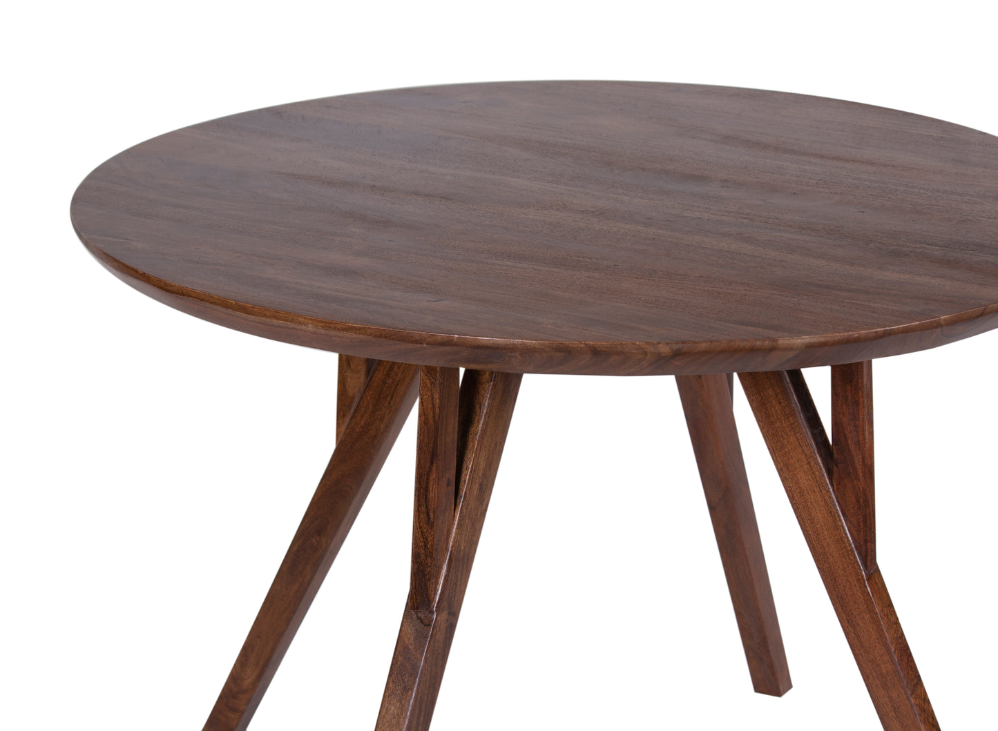 PORTOLA WALNUT DIN TABLE RND