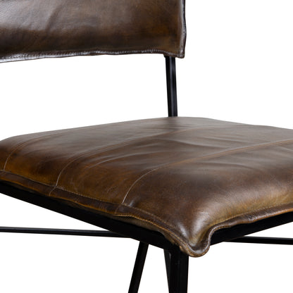 MALIN BROWN DINING CHAIR 2PK