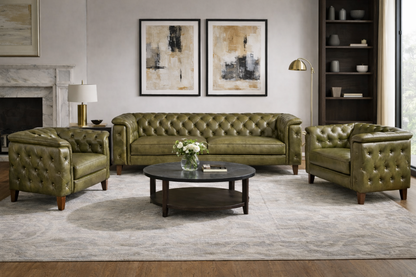 LAURELWOOD GREEN SOFA