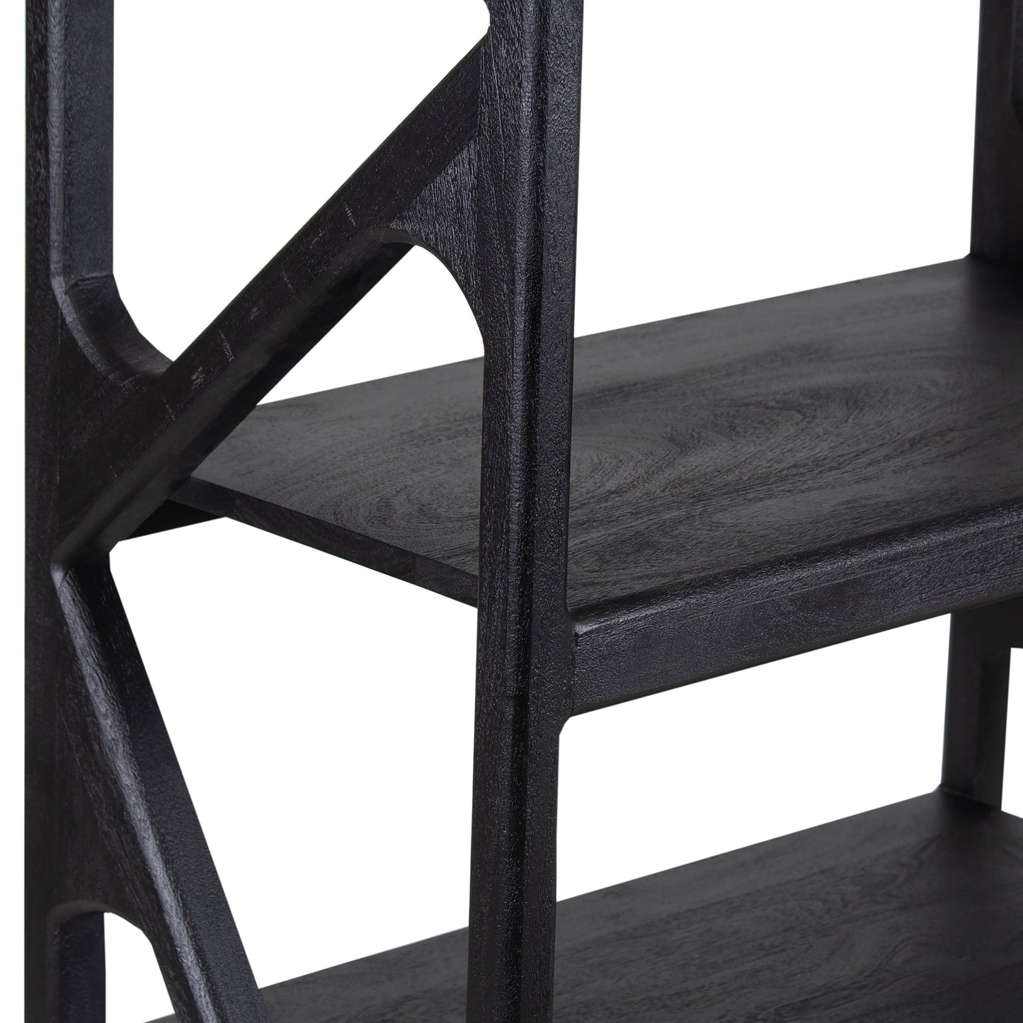 CANBERRA BLACK BOOKCASE SMALL