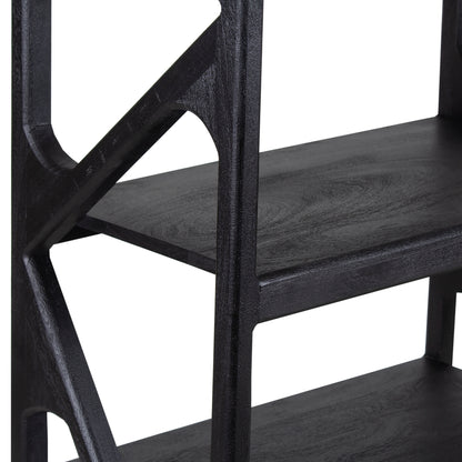 CANBERRA BLACK BOOKCASE SMALL