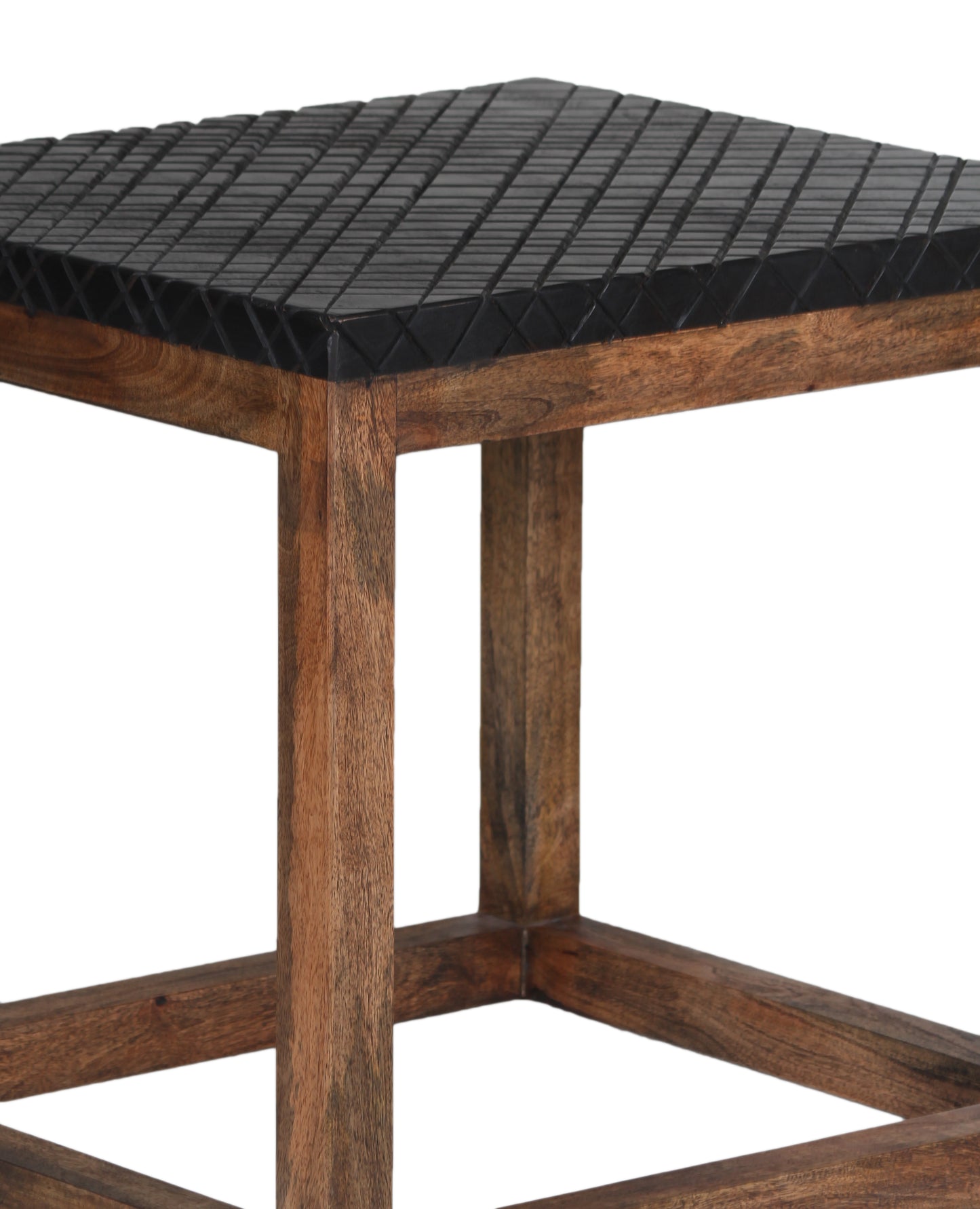 SKAMANIA WALNUT/BLK END TABLE