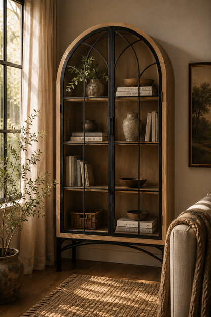 COBURN BROWN BAR CABINET