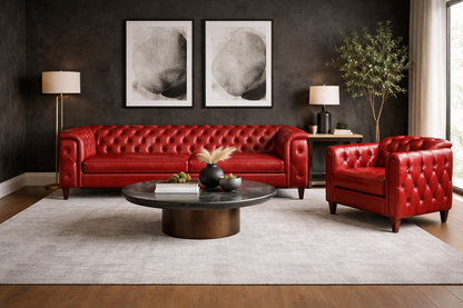 LAURELWOOD RED SOFA