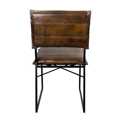 MALIN BROWN DINING CHAIR 2PK