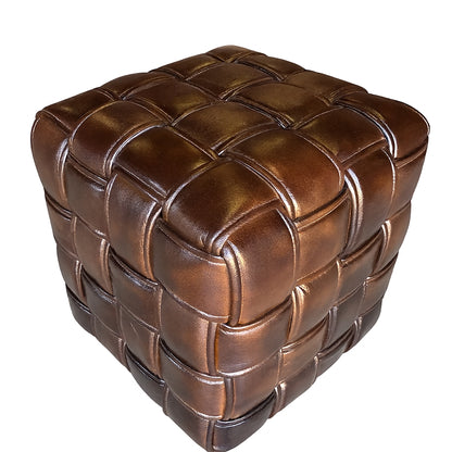 NOGALES LEATHER OTTOMAN