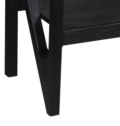 CANBERRA BLACK BOOKCASE