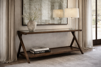 CANBERRA WALNUT CONSOLE TABLE