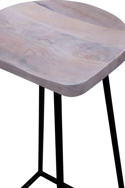 CLEMENT WHITE BAR STOOL