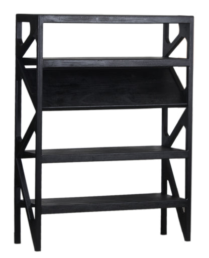 CANBERRA BLACK BOOKCASE