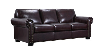 CASSIDY BURGUNDY SOFA