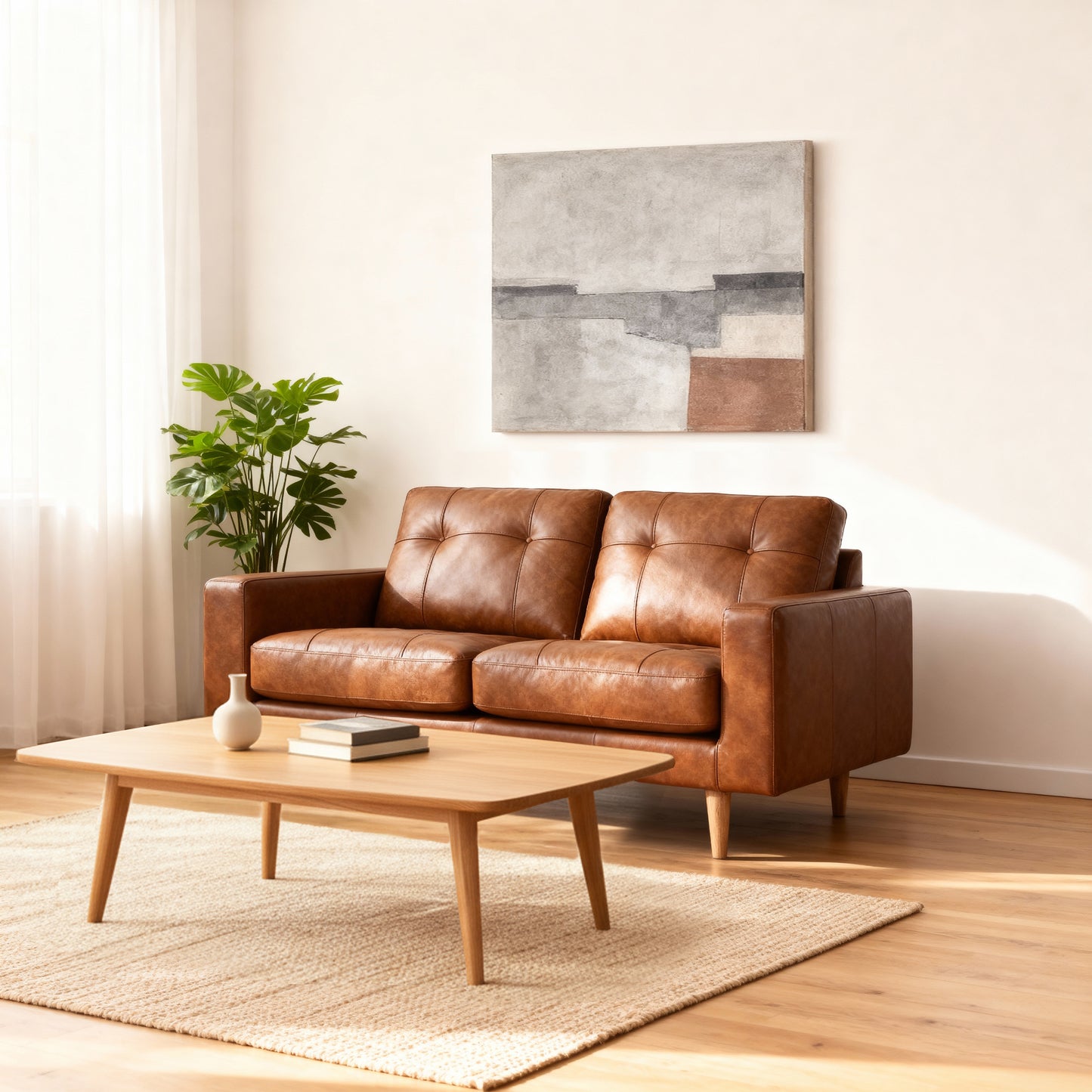 GLISAN RUSSET LOVESEAT