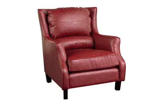 GARNETT RED ACNT CHAIR